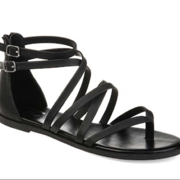 Size 9W strappy sandals - Picture 1 of 5